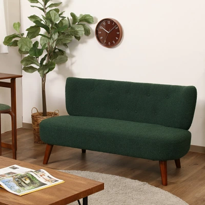 ブークレソファ 幅123cm 2人掛け